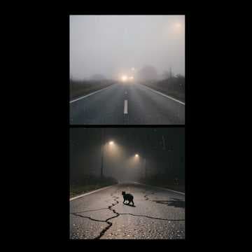 Crossroad at Midnight